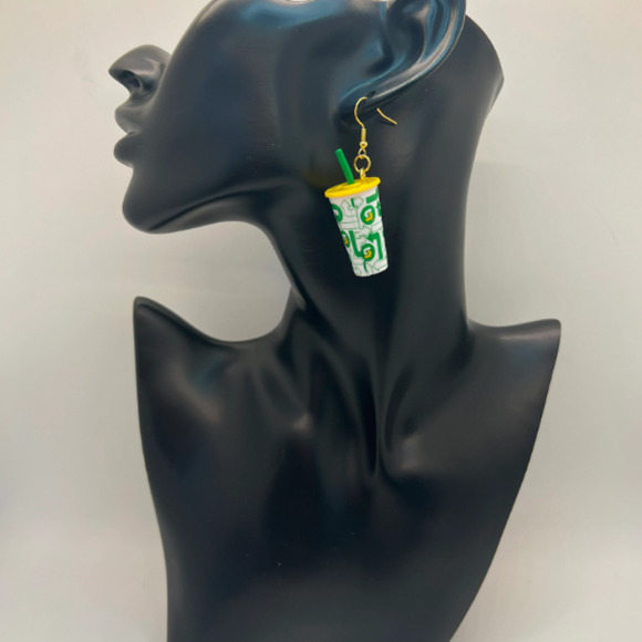 Subway Drink Earrings - Fast Food Earrings - Foodie Mini Brands Earrings - Picture 8 of 9